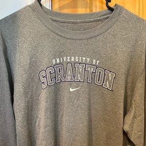University of Scranton Long Sleeve Nike T-shirt